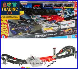 Toy Car Track Set, Formula 1 Grand Prix Circuit Track Set with 3 164 Scale Die