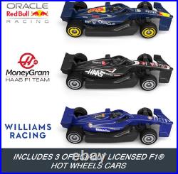 Toy Car Track Set, Formula 1 Grand Prix Circuit Track Set with 3 164 Scale Die