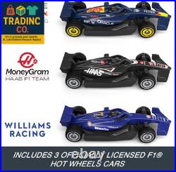 Toy Car Track Set, Formula 1 Grand Prix Circuit Track Set with 3 164 Scale Die