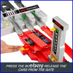 Toy Car Track Set, Formula 1 Grand Prix Circuit Track Set with 3 164 Scale Die