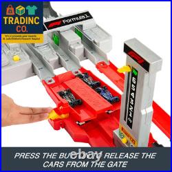 Toy Car Track Set, Formula 1 Grand Prix Circuit Track Set with 3 164 Scale Die