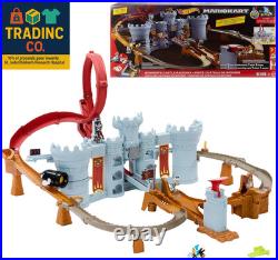 Toy Car Track Set, Mario Kart Bowser'S Castle Playset & 164 Scale Die-Cast Kame