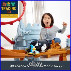 Toy Car Track Set, Mario Kart Bowser'S Castle Playset & 164 Scale Die-Cast Kame