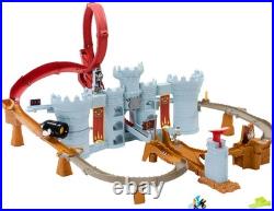 Toy Car Track Set, Mario Kart Bowser's Castle Playset & 164 Scale Die-Cast K