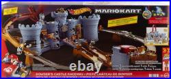 Toy Car Track Set, Mario Kart Bowser's Castle Playset & 164 Scale Die-Cast K