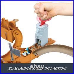 Toy Car Track Set, Mario Kart Bowser's Castle Playset & 164 Scale Die-Cast K