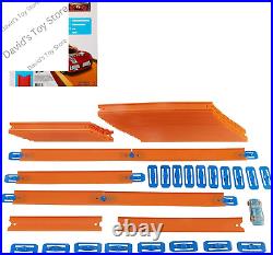 Toy Car Track Set, Mega Track Pack, 87 Component Building Parts for 40-Ft of Tra