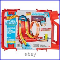 Toy Car Track Set Plastic 14-Piece Vehicle Storage Kids Play