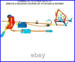 Toy Car Track Set Plastic 14-Piece Vehicle Storage Kids Play