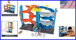 Toy Car Track Set Plastic 66cm Dual-Mode Race Tower Kids Play