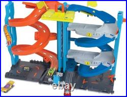 Toy Car Track Set Plastic 66cm Dual-Mode Race Tower Kids Play