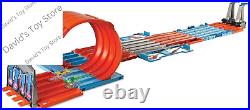 Toy Car Track Set, Race Crate Transforms into 3 Track Different Builds, Includes