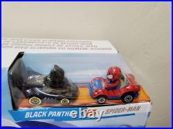 Toy Car Track Set, RacerVerse Spider-Man's Web-Slinging Speedway, Competitive