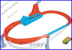 Toy Car Track Set, Rapid Raceway Champion, Multi-Car Launcher, Connects to Other