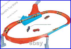 Toy Car Track Set, Rapid Raceway Champion, Multi-Car Launcher, Connects to Other