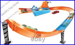 Toy Car Track Set, Rapid Raceway Champion, Multi-Car Launcher, Connects to Other