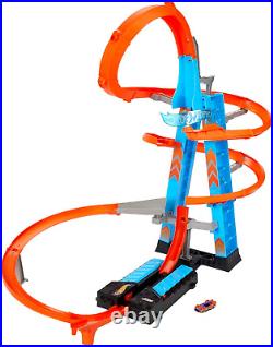 Toy Car Track Set, Sky Crash Tower More than 2.5-Ft Tall, Includes 164 Scale Ve