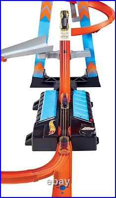 Toy Car Track Set, Sky Crash Tower More than 2.5-Ft Tall, Includes 164 Scale Ve