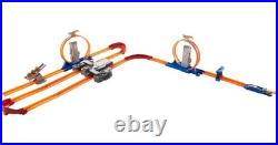Toy Car Track Set, Track Builder Playset Total Turbo Takeover with 164 Scale