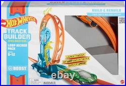 Toy Car Track Set, Track Builder Unlimited Playset Loop Kicker Pack, 10 Track