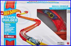 Toy Car Track Set, Track Builder Unlimited Playset Premium Curve Pack, 16 Com