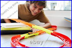 Toy Car Track Set, Track Builder Unlimited Playset Premium Curve Pack, 16 Compon