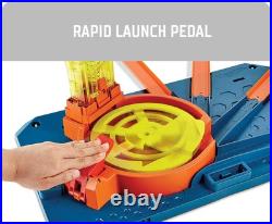 Toy Car Track Set, Track Builder Unlimited Rapid Launch Builder Box Playset Toy Car Track Set, Track Builder Unlimited Rapid Launch Builder Box Playset