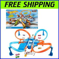 Toy Car Track Set with Intersections & Booster