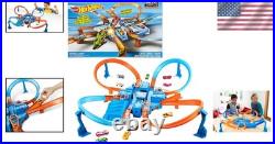 Toy Car Track Set with Intersections & Booster