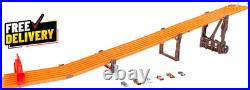 Toy Car Track Set with Lights Sounds & 6 164 Scale Vehicles Super 6-Lane Ra Toy Car Track Set with Lights Sounds & 6 164 Scale Vehicles Super 6-Lane Ra