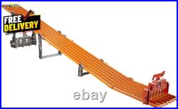 Toy Car Track Set with Lights Sounds & 6 164 Scale Vehicles Super 6-Lane Ra Toy Car Track Set with Lights Sounds & 6 164 Scale Vehicles Super 6-Lane Ra