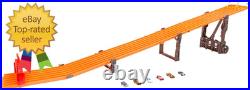 Toy Car Track Set with Lights, Sounds & 6 164 Scale Vehicles, Super 6-Lane Race Toy Car Track Set with Lights, Sounds & 6 164 Scale Vehicles, Super 6-Lane Race