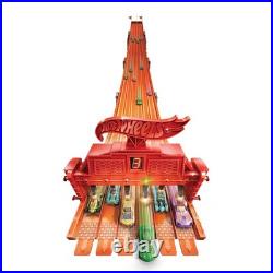Toy Car Track Set with Lights Sounds 6 164 Scale Vehicles Super 6-Lane Raceway 8 Toy Car Track Set with Lights Sounds 6 164 Scale Vehicles Super 6-Lane Raceway 8
