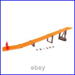 Toy Car Track Set with Lights, Sounds & 6 164 Scale Vehicles, Super 6-lane Race Toy Car Track Set with Lights, Sounds & 6 164 Scale Vehicles, Super 6-lane Race