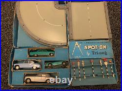 Triang Spot-On No. 1 Presentation Set 4 Cars, Track & Road Signs Vintage Rare