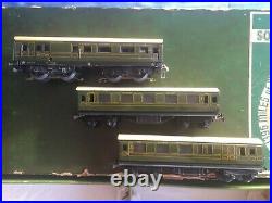 Trix Twin Bassett-lowke 3 Car Southern Electric Set 3 Rail For Trix Track