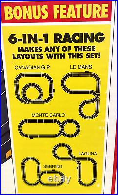 Tyco 6213 JOEL TAZMAN FEATURED Stock Car Challenged HO Track Set RARE and NEW