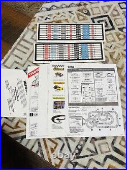 Tyco 6323M Stock Car Championship slot track. Jeff Gordon and Bobby Labonte set