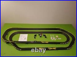 Tyco HO NASCAR Banked Double Oval Slot Car Race Track Set/Lot With #3 & #43