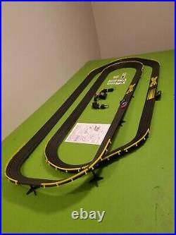 Car Track Set | Tyco HO NASCAR Banked Double Oval Slot Car Race Track ...