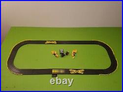 Tyco HO Slot Car Race Track Set Complete/Lot With 2 Indy Cars