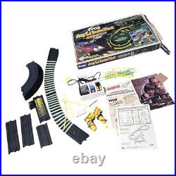 Tyco Jeep CJ Snake Track Nite Glow Slot Car Set 95% Complete w Box Untested