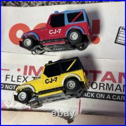 Tyco Jeep CJ Snake Track Nite Glow Slot Car Set 95% Complete w Box Untested