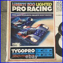 Tyco Liberty 500 Lighted Pro Racing Slot Car Track. Kmart Exclusive READ DETAILS