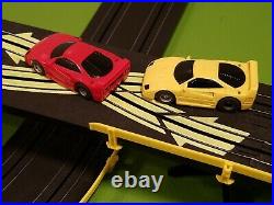 Tyco/Mattel HO Scale Slot Car 6 in 1 Race Track Set Complete/Lot with2 440x2 Cars