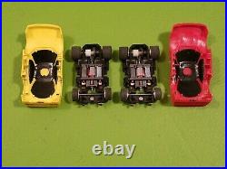 Tyco/Mattel HO Scale Slot Car 6 in 1 Race Track Set Complete/Lot with2 440x2 Cars