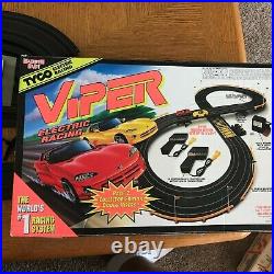 Tyco Race Car Track Set. Complete With Running Cars WORKS