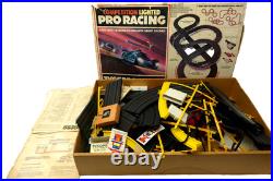 TycoPro Competition Lighted Racing System Electric Slot Car Race Track Untested