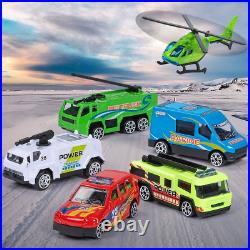 UNIH City Ultimate Garage Toys for Boys, Tower Toy Cars Garage with Electric Car