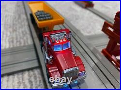 US 1 Electric Trucking Night Haulers set with EXTRAS! US-1 Slot Car Trucks Track